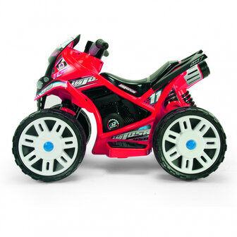 Injusa The Beast Elektrische Kinderquad 12V Rood/Zwart