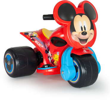 Injusa Mickey Mouse Samurai Trimoto Accuvoertuig 6V rood rood