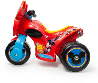 Injusa Mickey Mouse Samurai Trimoto Accuvoertuig 6V rood rood