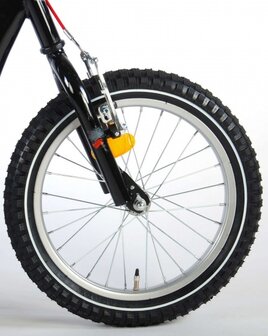 Volare Autoped Step Junior Voetrem zwart/rood 16 inch zwart/rood 16 inch