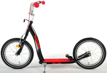 Volare Autoped Step Junior Voetrem zwart/rood 16 inch zwart/rood 16 inch