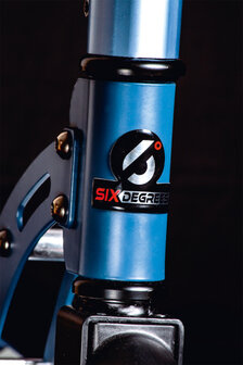 Six Degrees 2-Wiel Step Opvouwbaar Voetrem /Wit jeansblauw jeansblauw