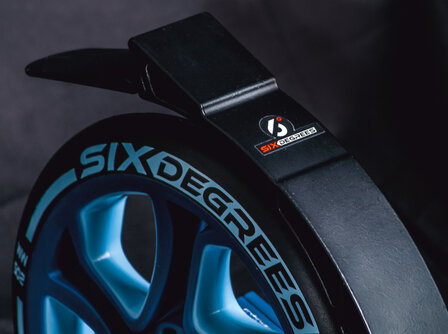 Six Degrees 2-Wiel Step Opvouwbaar Voetrem /Wit jeansblauw jeansblauw