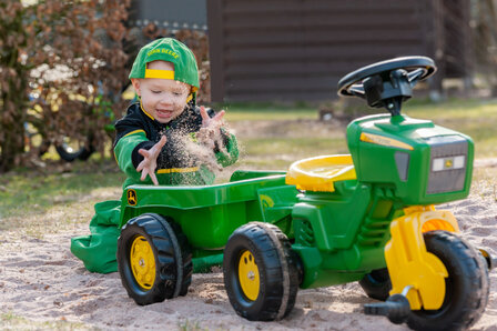 Rolly Toys Traptractor Rollytrac John Deere Junior Groen