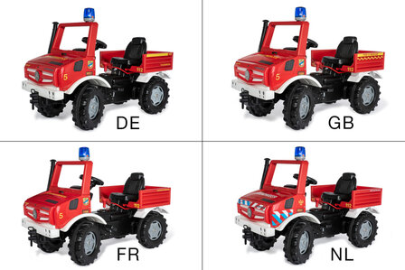 Rolly Toys Trapvoertuig Rollyunimog Fire 118 X 81 X 54 Rood