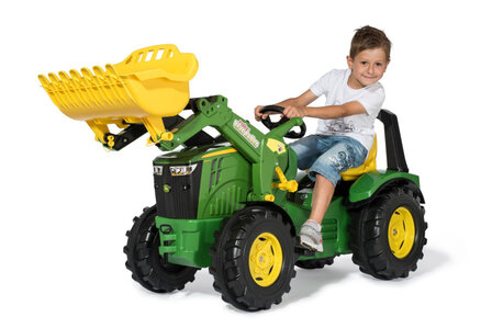 Rolly Toys Premium John Deere X-Trac 8400R Met Voorlader Groen