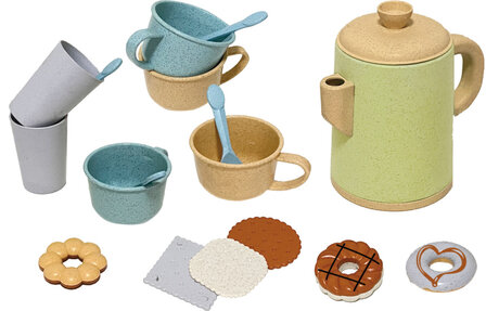 Kitchen Toys Theeservies Met Lekkernijen Speelset Gerecycled multicolor multicolor