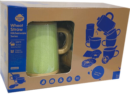 Kitchen Toys Theeservies Met Lekkernijen Speelset Gerecycled multicolor multicolor