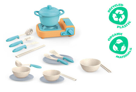 Kitchen Toys Speelgoedfornuis Met Keuken​​​​​​​accessoires Gerecycled multicolor multicolor
