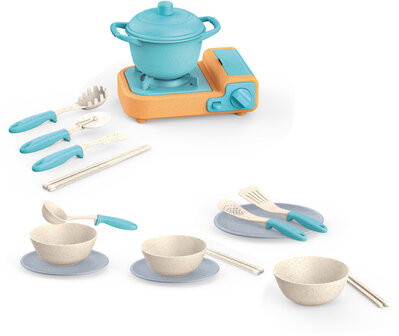 Kitchen Toys Speelgoedfornuis Met Keuken​​​​​​​accessoires Gerecycled multicolor multicolor