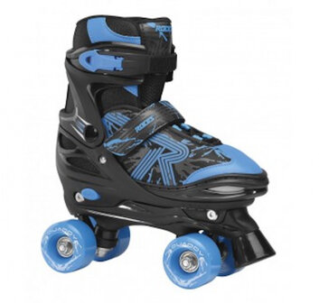 Roces Quaddy 3.0 Rolschaatsen Jongens Zwart/Blauw blauw/zwart Maat 26-29 blauw/zwart Maat 26-29