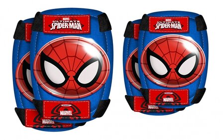 Marvel Spider-Man Skatebescherming 5-Delig 50-56 Cm Blauw/Rood