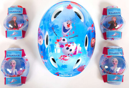 Disney Frozen Ii 6-Delige Skatebescherming 51 - 55 Cm blauw/paars blauw/paars