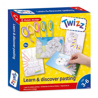 Twizz Knippen En Plakken Knutselset 16-Delig