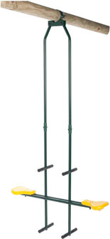 Swing King Duoschommel 99 X 23,5 Cm Staal Groen/Geel