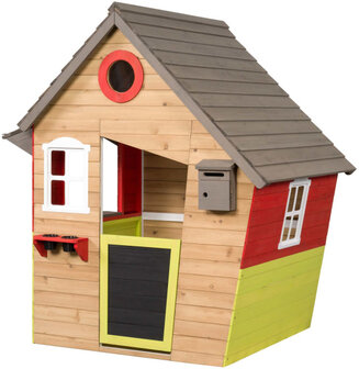 Swing King Fairytale Houten Speelhuisje 140 X 106 X 145 Cm Naturel