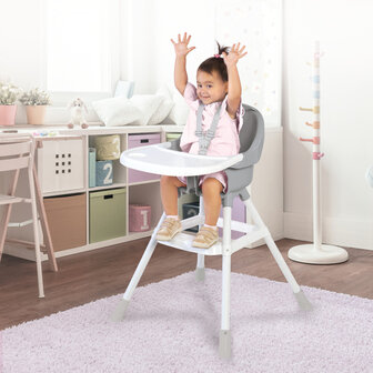 Dolu Kinderstoel Met Afneembaar Eetblad &amp; Veiligheidsgordel