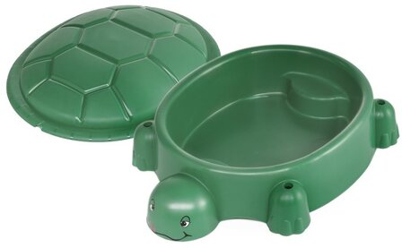 Paradiso Toys Zandbak Met Deksel Schildpad 115 X 83 Cm Groen