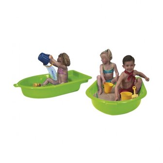 Paradiso Toys Zandbak Met Deksel Boot 118 X 79 X 22 Cm Groen