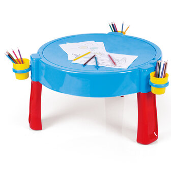 Dolu 3-In-1 Zand- En Watertafel Met Tekentafel blauw/rood blauw/rood