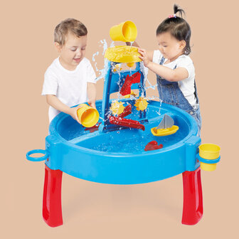 Dolu 3-In-1 Zand- En Watertafel Met Tekentafel blauw/rood blauw/rood