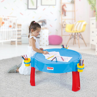 Dolu 3-In-1 Zand- En Watertafel Met Tekentafel blauw/rood blauw/rood