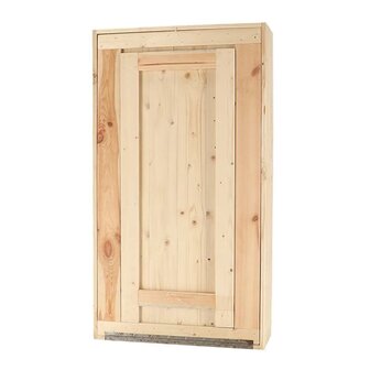 Wandbar met neerklapbaar schap L naturel