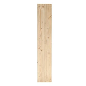 Wandbar met neerklapbaar schap L naturel