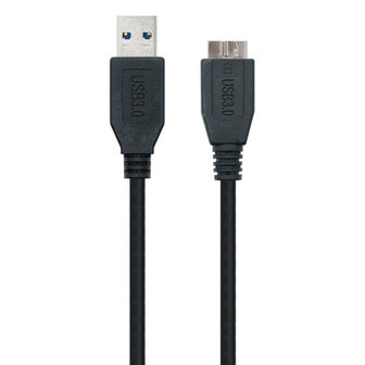Nanocable Kabel Usb 3.0 Naar Micro Usb B Nanocable 10.01.110-Bk Zwart