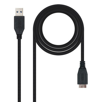 Nanocable Kabel Usb 3.0 Naar Micro Usb B Nanocable 10.01.110-Bk Zwart