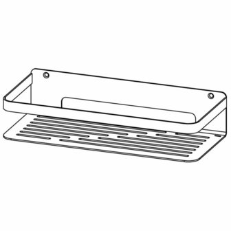 Badkorf Caddy zilver groot 1400230946