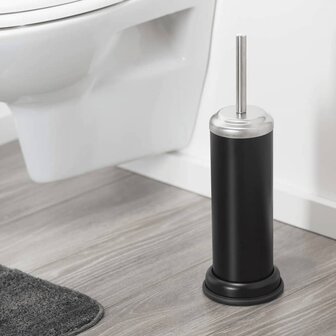 toiletborstel met houder Acero zwart 361730519