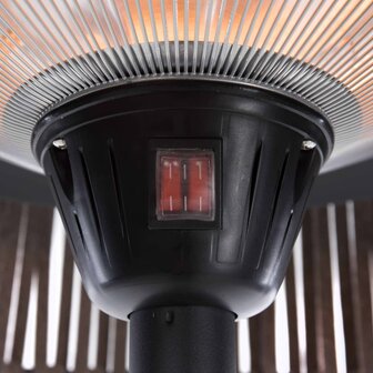 Staande verwarmer Artix Corda 2100 W halogeen bruin
