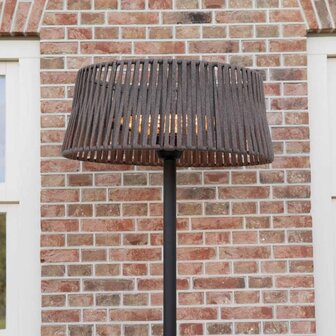 Staande verwarmer Artix Corda 2100 W halogeen bruin