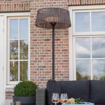 Staande verwarmer Artix Corda 2100 W halogeen bruin