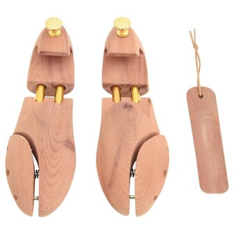 Schoenspanner met schoenlepel EU 38-39 massief cederhout