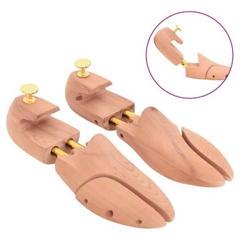 Schoenspanner met schoenlepel EU 38-39 massief cederhout