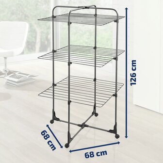 Droogtoren Classic Tower 270 zwart