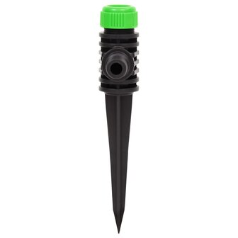 Sproeiers 6 st 3x6x19,5 cm ABS en PP groen en zwart