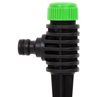 Sproeiers 6 st 3x6x19,5 cm ABS en PP groen en zwart