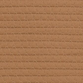 Opbergmand &Oslash; 40x35 cm katoen bruin en wit
