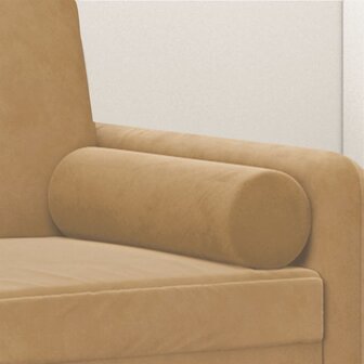 Sierkussens 2 st 15x50 cm fluweel bruin
