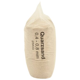 Filterzand 25 kg 0,4-0,8 mm