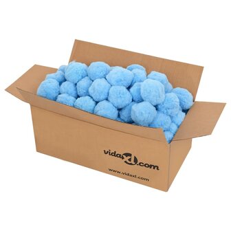 Zwembadfilterbal antibacterieel 700 g polyetheen blauw