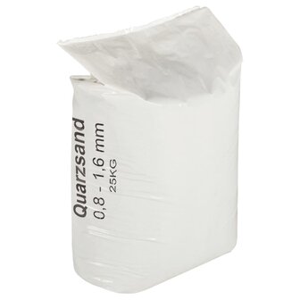 Filterzand 25 kg 0,8-1,6 mm