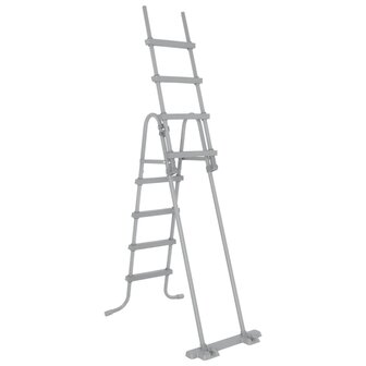 Flowclear Zwembadladder met 4 treden 122 cm