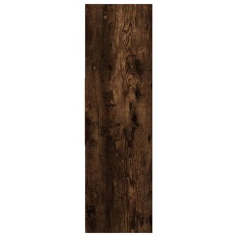 Boekenkast 97,5x29,5x100 cm bewerkt hout gerookt eikenkleurig