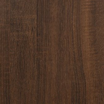 Boekenkast 97,5x29,5x100 cm bewerkt hout bruin eikenkleur