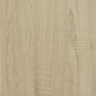Bureau 100x50x90 cm bewerkt hout en ijzer sonoma eikenkleur