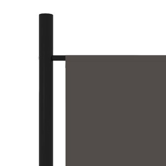 Kamerscherm met 6 panelen 300x180 cm antraciet